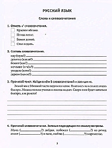 Paaugstinām sekmes. Krievu valoda un matemātika. 3. klase