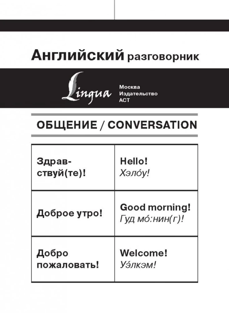 Английский разговорник