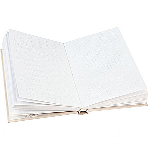 Piezīmju grāmatiņa - Minimalisms gaišās krāsās, A6, 88 lapas, punktiņš