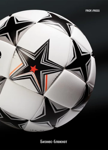 Biznesa bloks - Futbola bumba, A6, 80 lapas, rūtiņa
