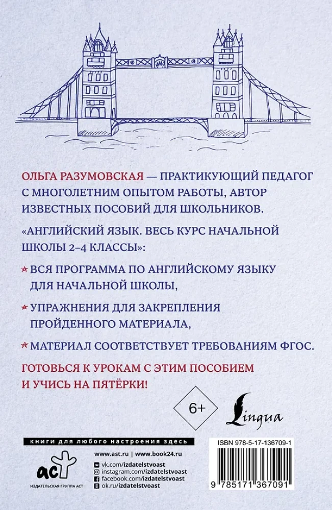 Английский язык. Весь курс начальной школы 2-4 классы