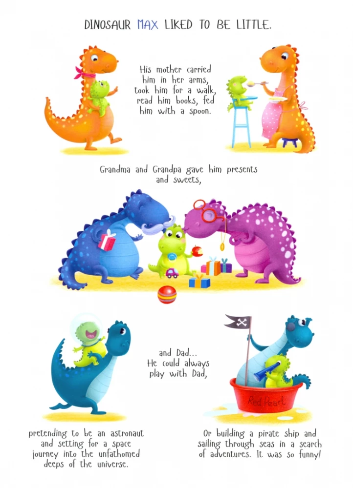 Max in the kindergarten / Макс в детском саду