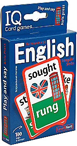 Karteņu komplekts English. Neparastie darbības vārdi (100 kartes)