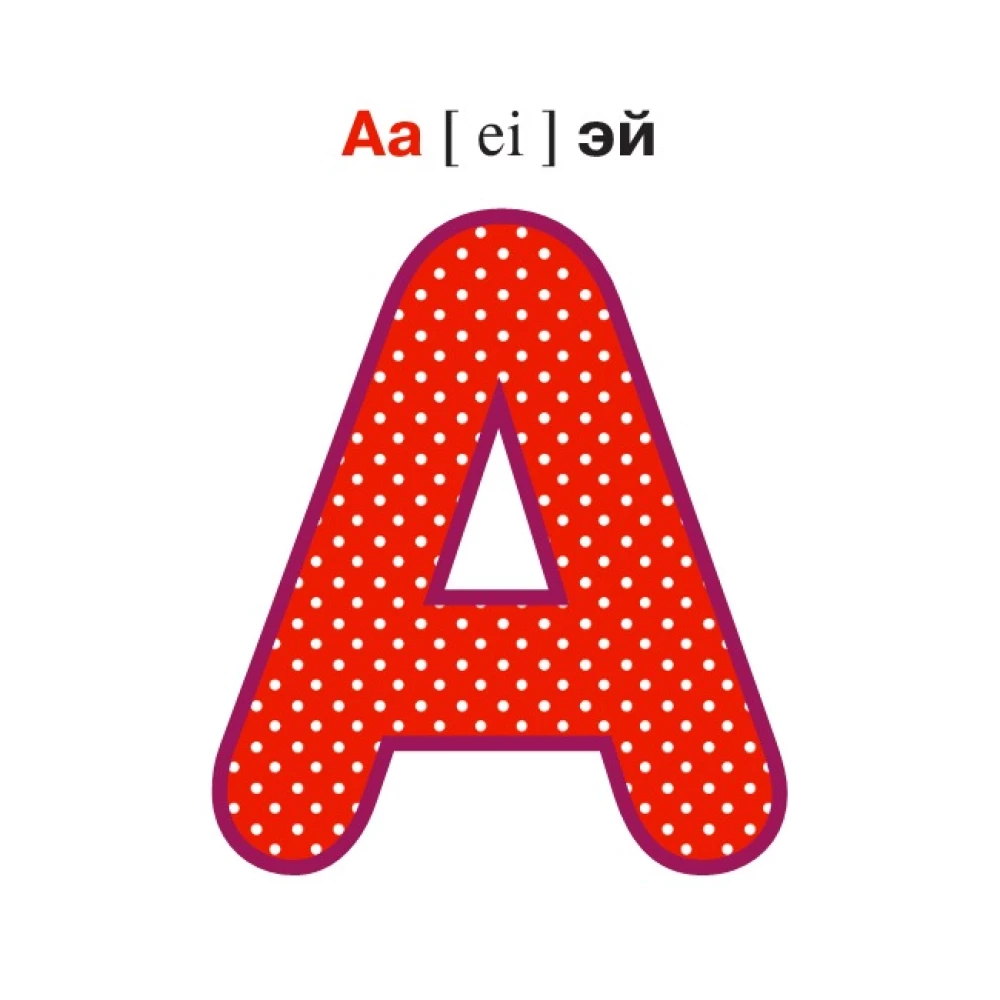 Английский алфавит. Карточки в ладошке