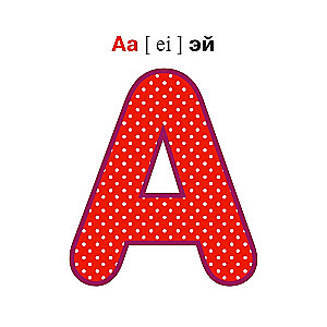 Английский алфавит. Карточки в ладошке