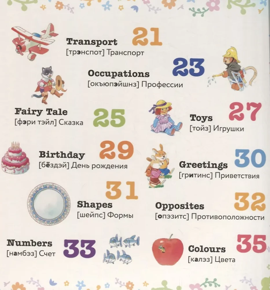 Angļu valoda attēlos mazajiem
