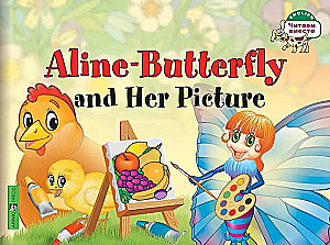 Aline-Butterfly and Her Picture = Бабочка Алина и её картина