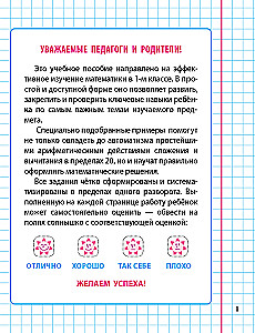 Izstrādājam automātiskās skaitīšanas prasmes. 2057 piemēri