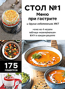 Galda Nr. 1. Uzturs pie gastrīta un citām GIT slimībām. Ar speciālista ieteikumiem