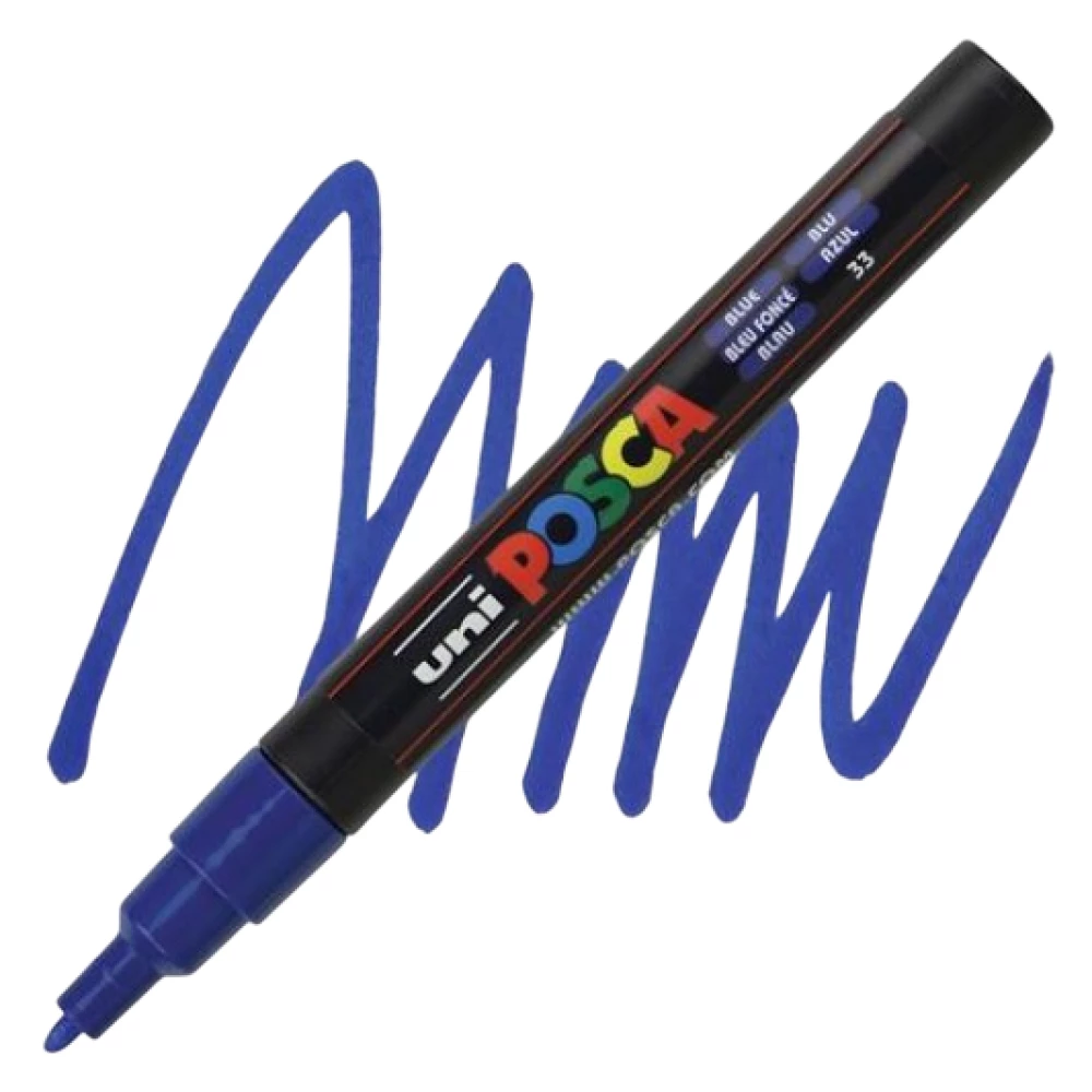 Akrila marķieris Uni Posca PC-3M 33, zils