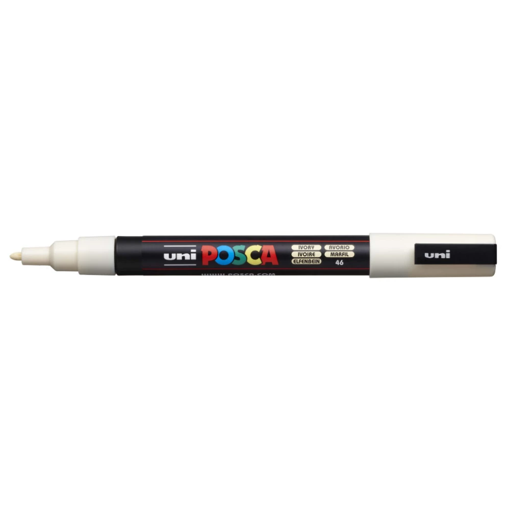 Akrila marķieris Uni Posca PC-3M 46, ziloņkaula