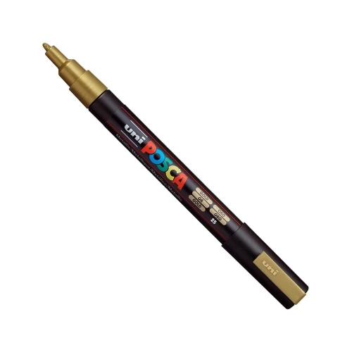 Akrila marķieris Uni Posca PC-3M 25, zelta