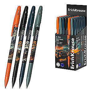 Ручка шариковая ErichKrause R-301 Stick Road Beast 0.7, цвет чернил синий, в ассортименте
