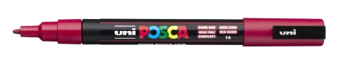 Akrila marķieris Uni Posca PC-3M 14, tumši sarkans