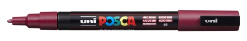 Akrila marķieris Uni Posca PC-3M 60, sarkanvīns