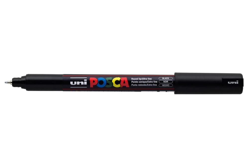 Маркер акриловый Uni Posca PC-1MR 24 черный