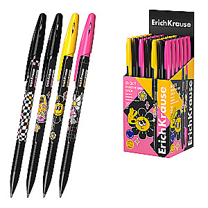Ручка шариковая - R-301 Stick Positive Vibe 0.7, цвет чернил синий, в ассортименте