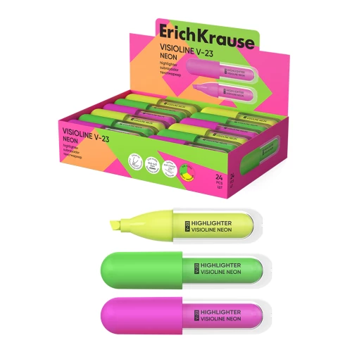 Tekstmarķieris - Visioline V-23 Neon, assorti