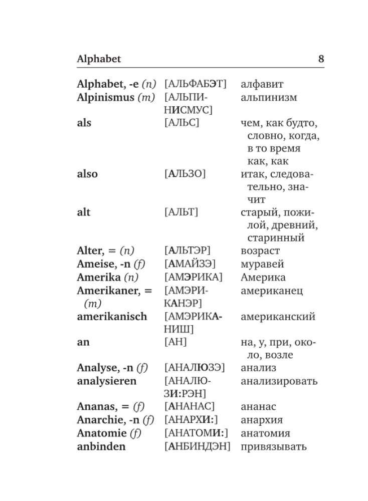 Немецко-русский, русско-немецкий словарь с произношением