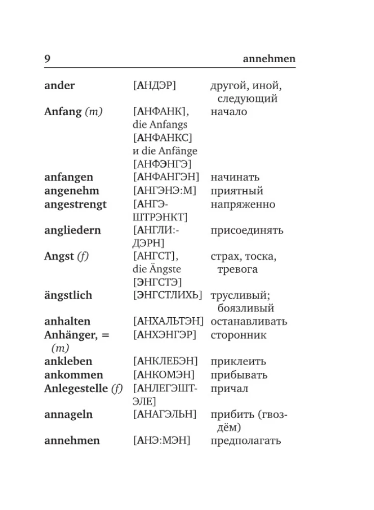 Немецко-русский, русско-немецкий словарь с произношением