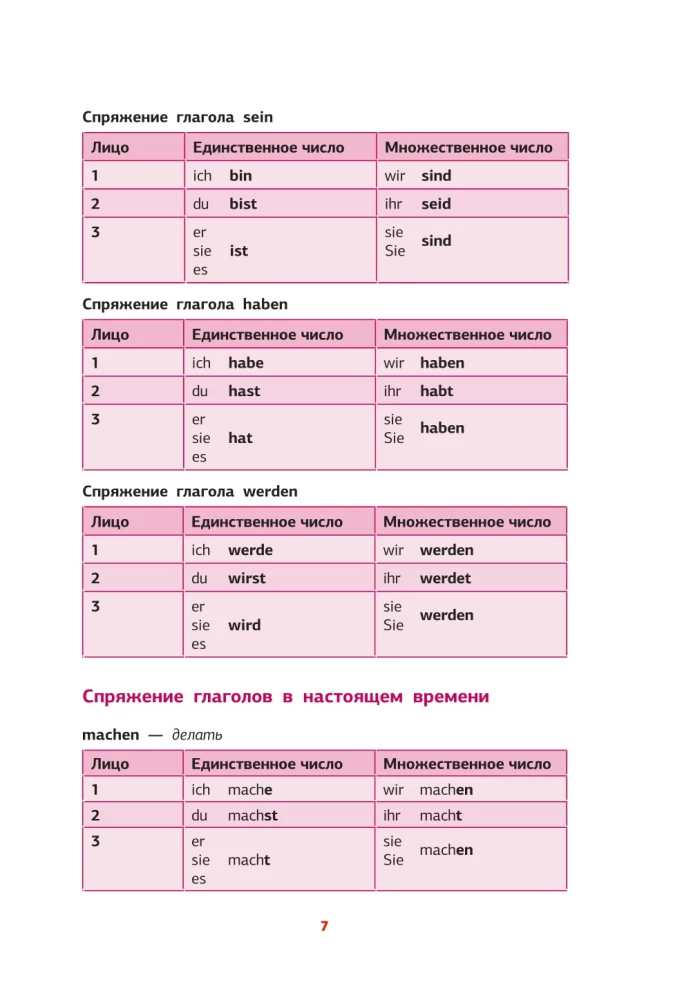 Vācu valoda. Pilns ceļvedis par darbības vārdiem