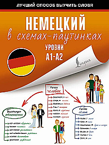 Немецкий в схемах-паутинках. Уровни A1-A2