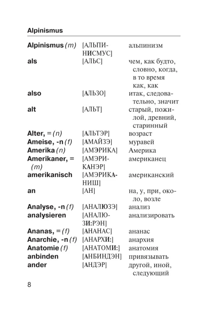 Немецко-русский русско-немецкий словарь с произношением