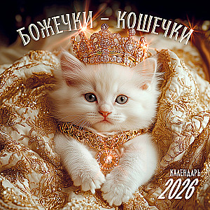 Божечки- кошечки. Календарь настенный на 2026 год