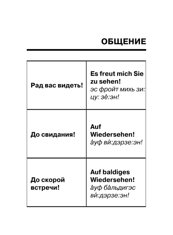 Немецкий разговорник