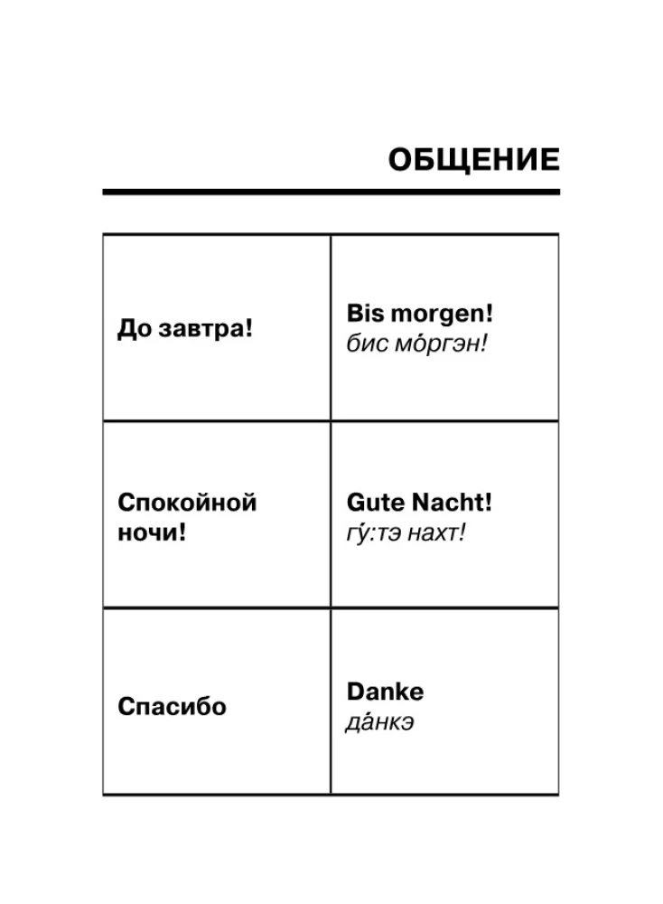 Немецкий разговорник