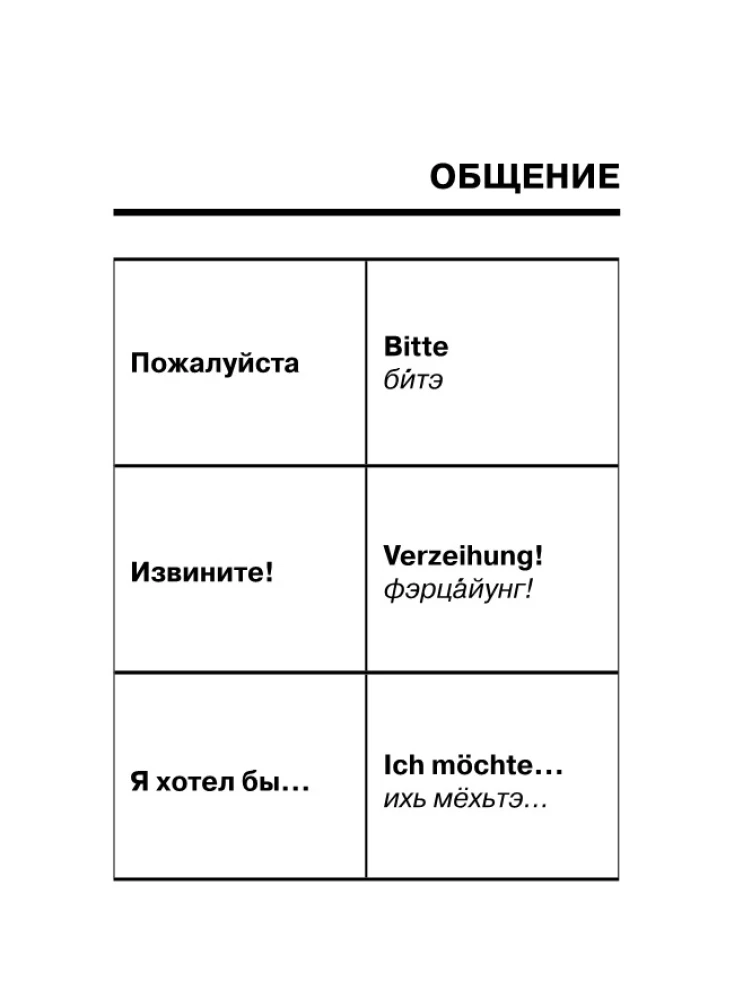Немецкий разговорник