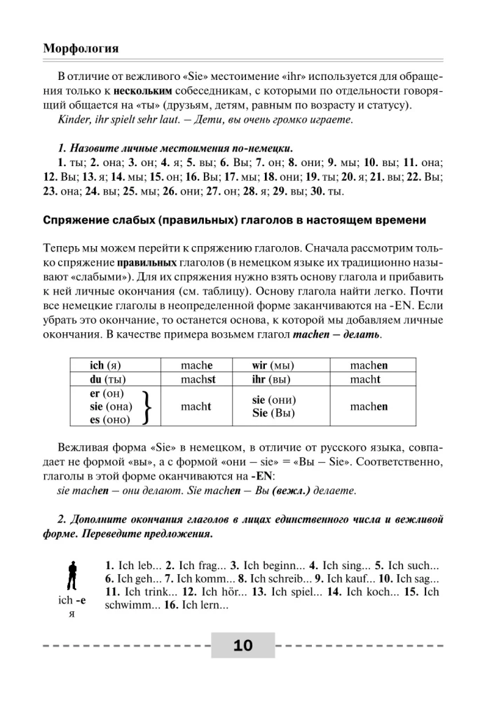 Немецкий язык. Полная грамматика. Части речи. Лексика и грамматика. Упражнения и ответы