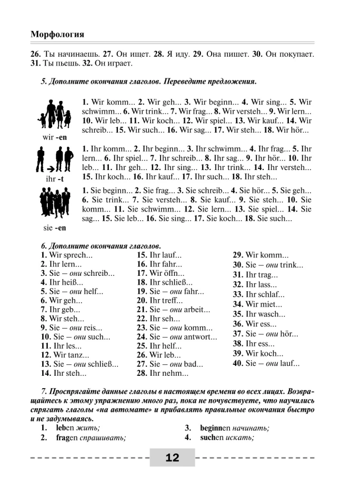 Немецкий язык. Полная грамматика. Части речи. Лексика и грамматика. Упражнения и ответы