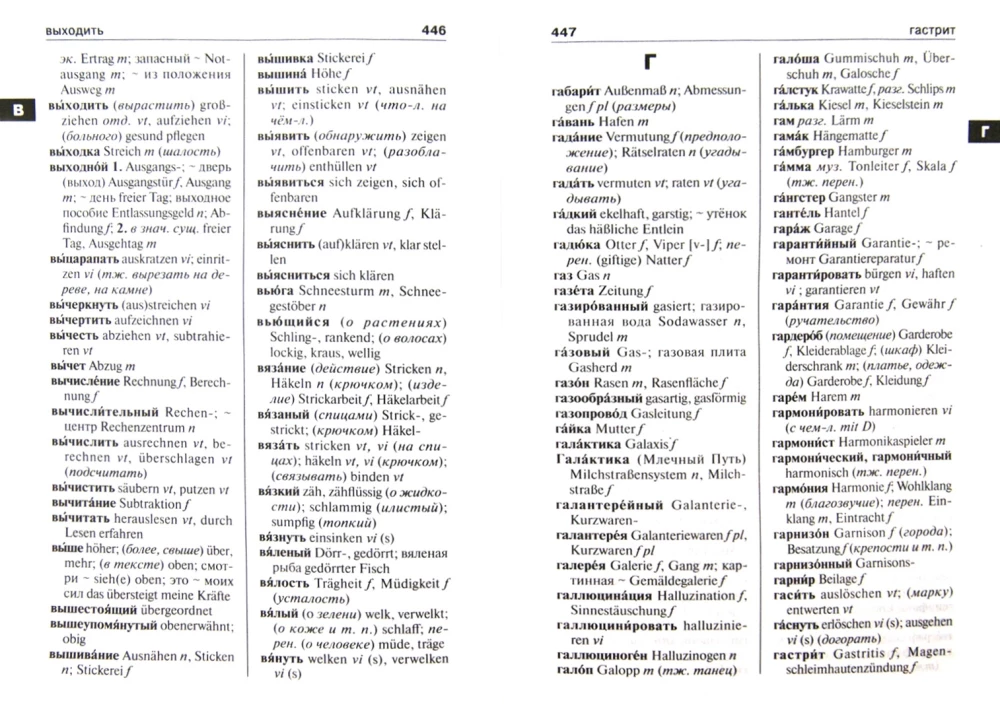 Немецко-русский, русско-немецкий словарь
