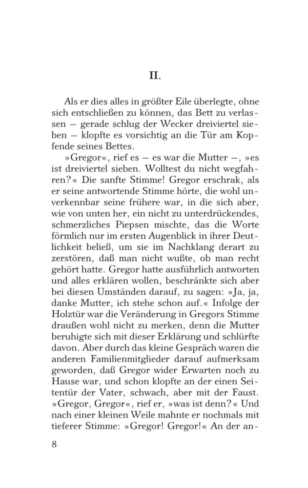 Die Verwandlung = Превращение