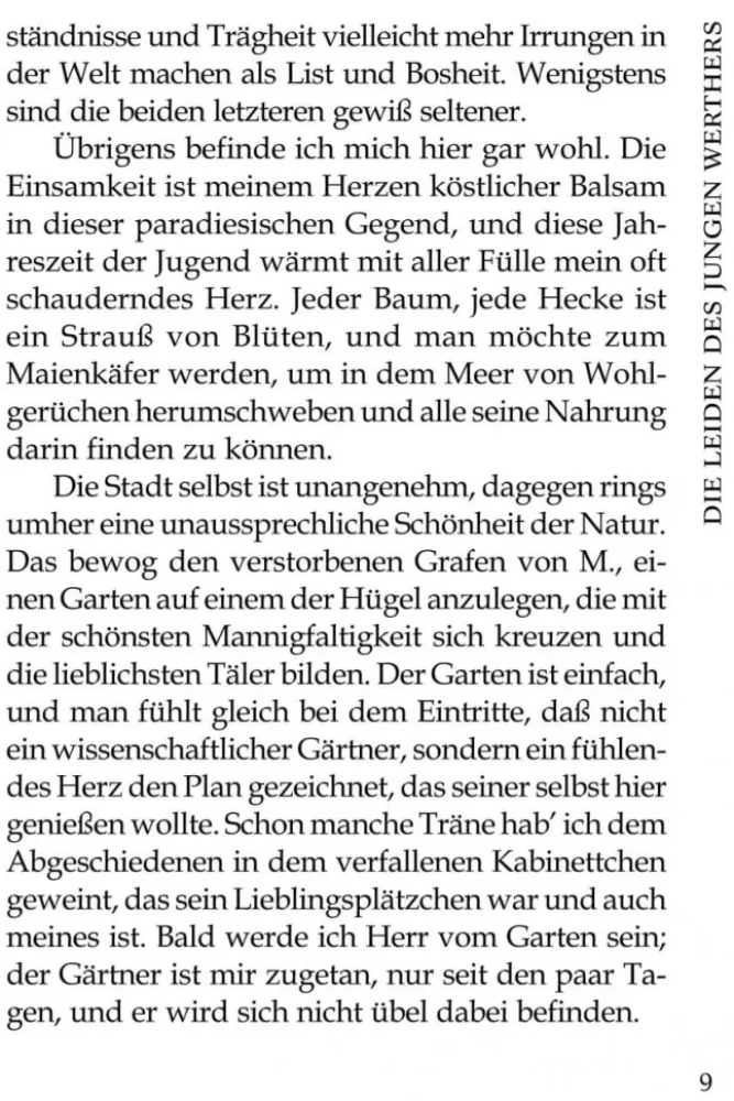 Ciešanas jaunā Vērtera / Die Leiden des Jungen Werthers