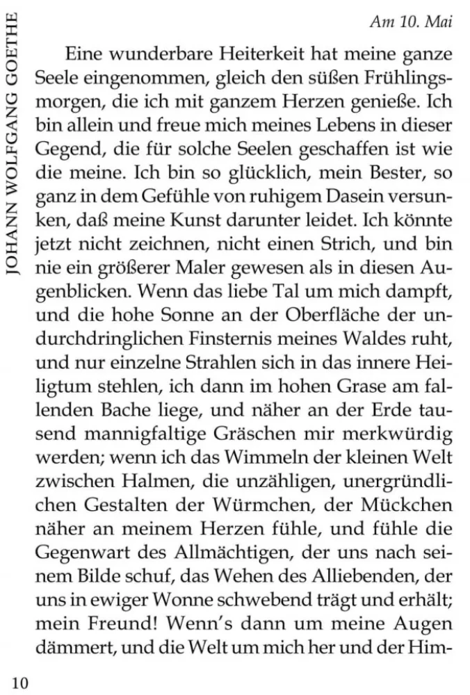 Ciešanas jaunā Vērtera / Die Leiden des Jungen Werthers