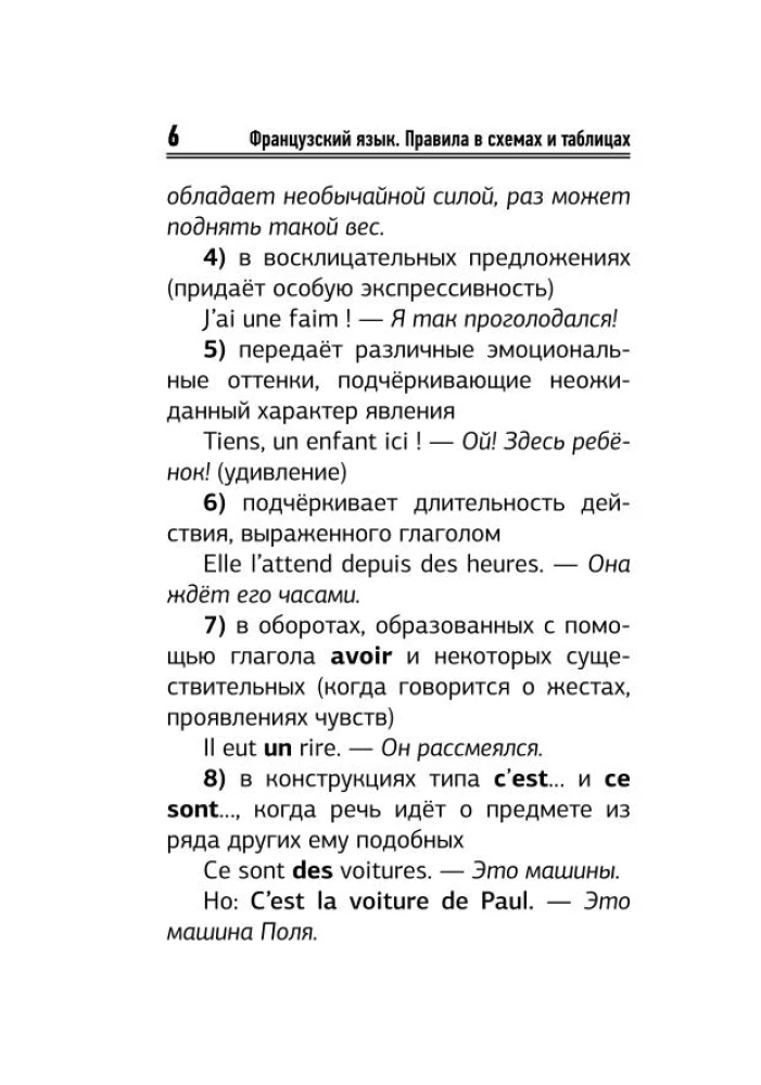 Franču valoda. Visi noteikumi shēmās un tabulās. Īss rokasgrāmata