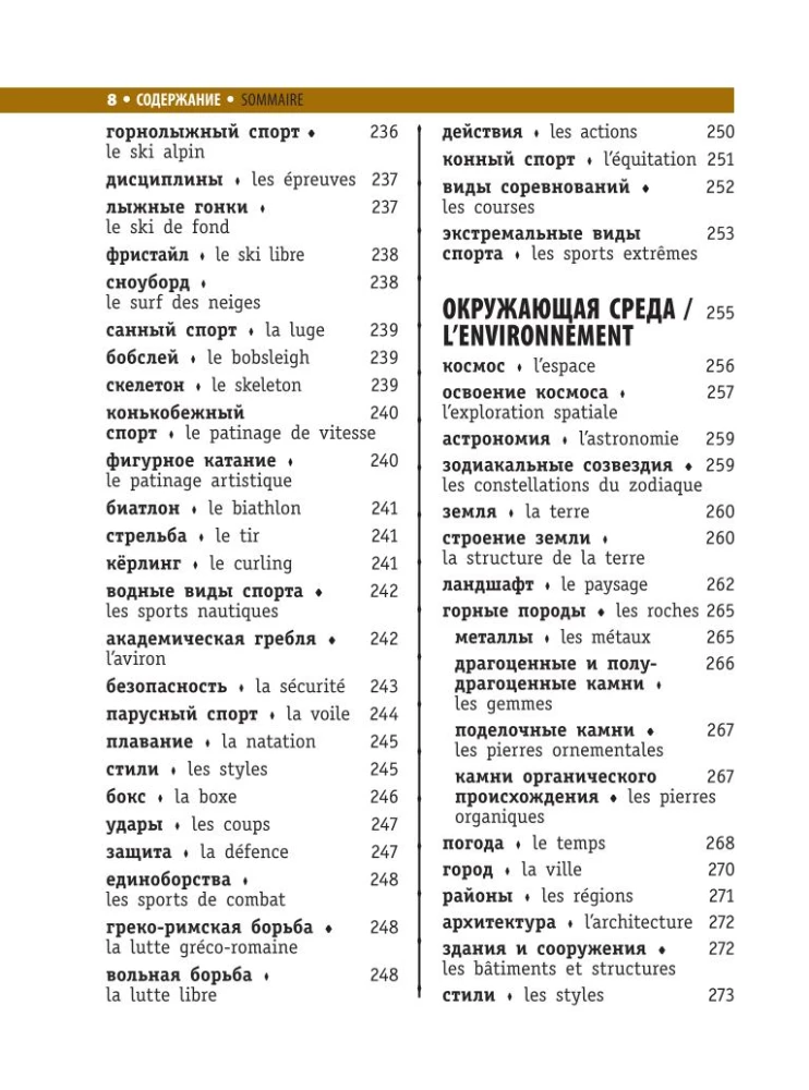 Французско-русский визуальный словарь