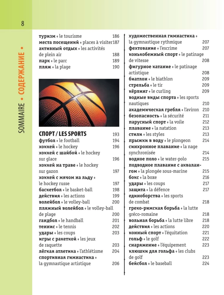 Французско-русский визуальный словарь с транскрипцией