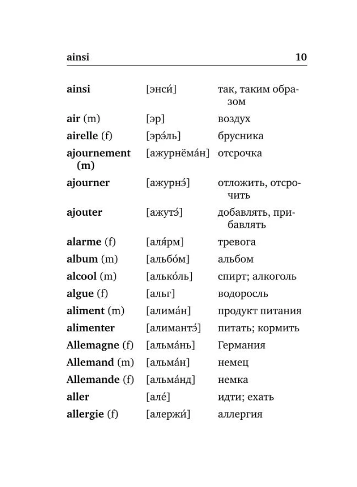 Французско-русский русско-французский словарь с произношением