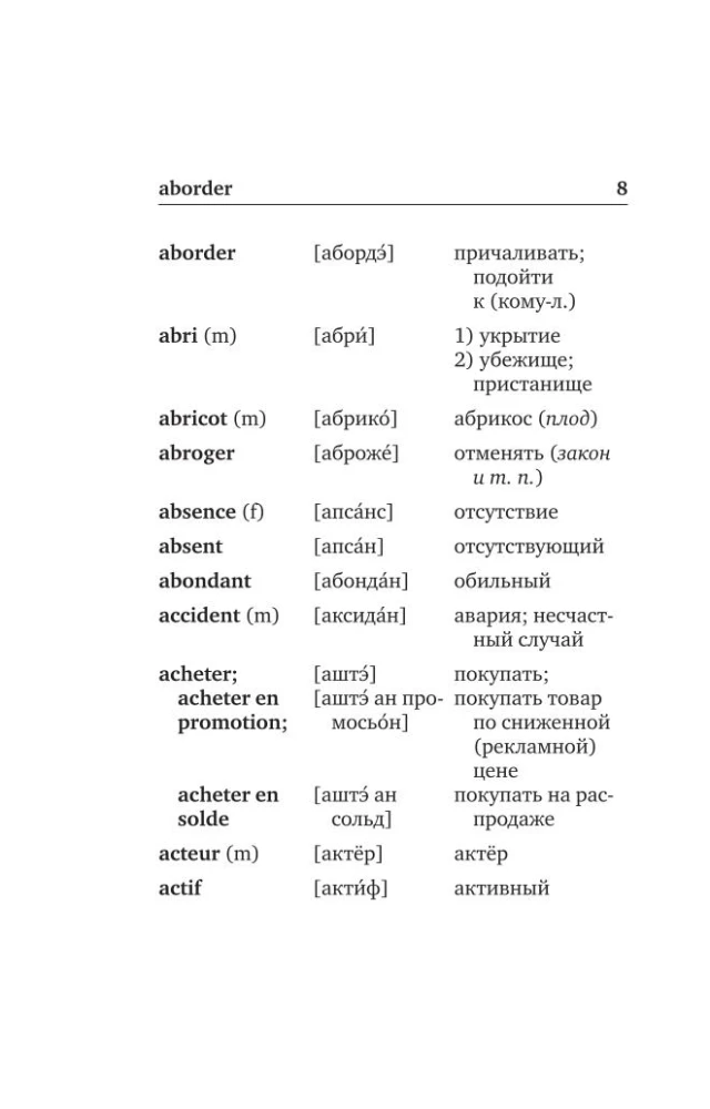 Популярный французско-русский русско-французский словарь с произношением