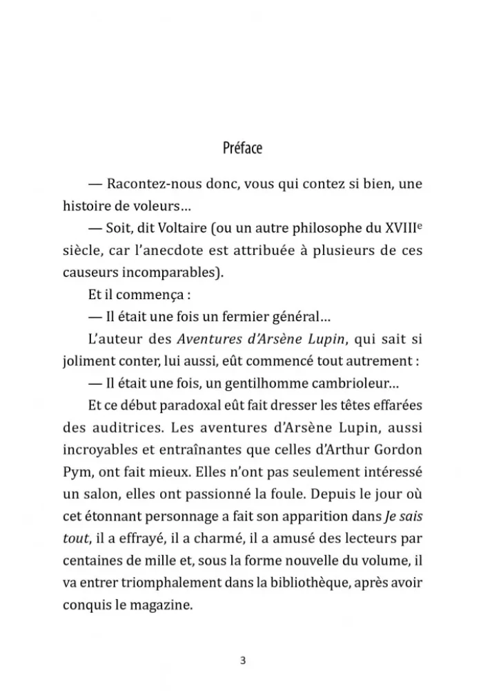 Arsene Lupin, Gentleman Cambrioleur