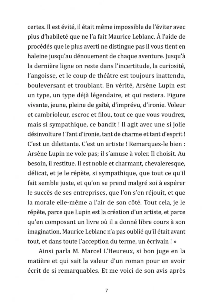 Arsene Lupin, Gentleman Cambrioleur