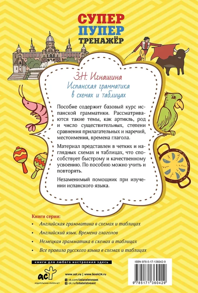 Испанская грамматика в схемах и таблицах