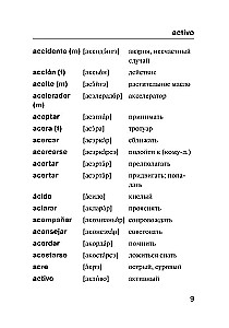 Испанско-русский, русско-испанский словарь с произношением