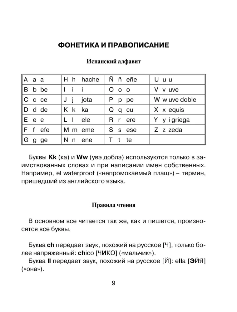 Все правила испанского языка с иллюстрированным словарем
