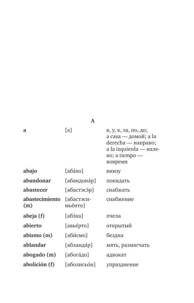 Популярный испанско-русский русско-испанский словарь с произношением