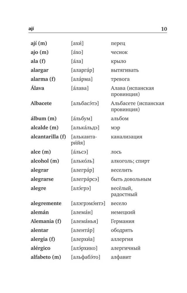 Популярный испанско-русский русско-испанский словарь с произношением