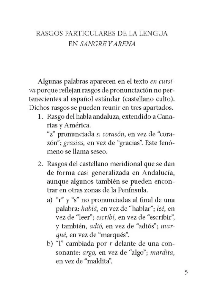 Sangre y Arena